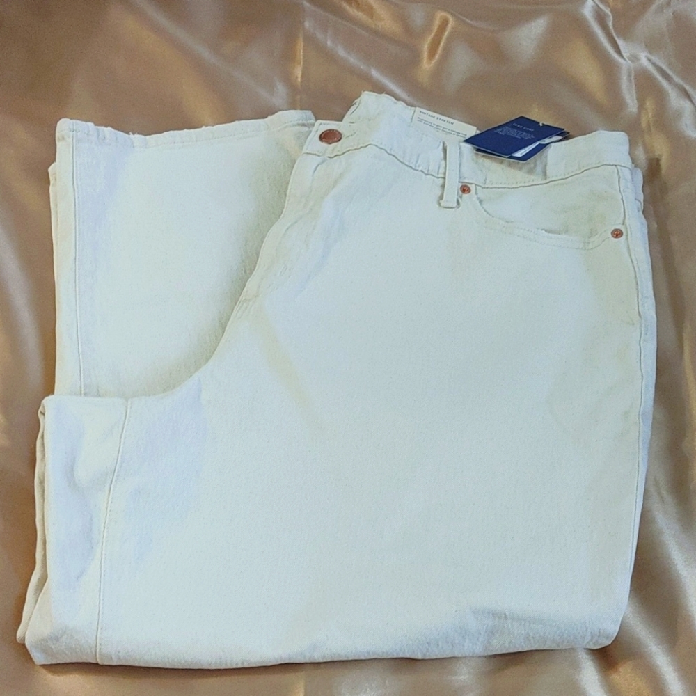 Universal tread cream vintage stretch pants size 24 W